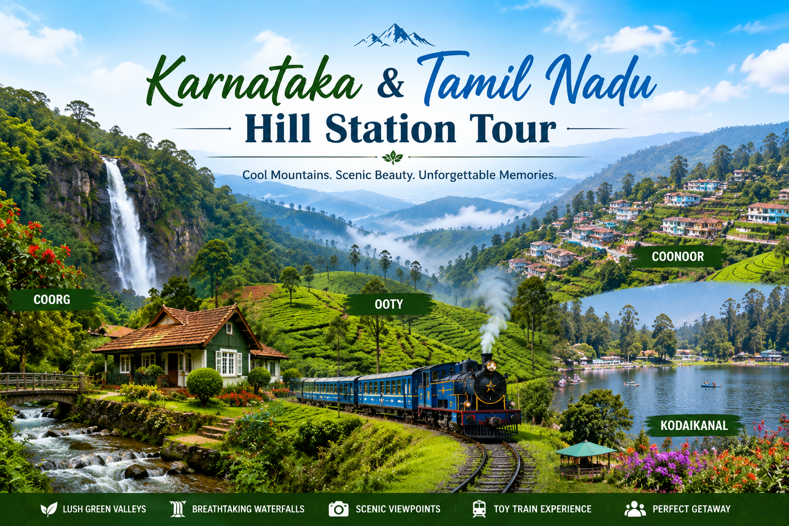Karnataka & Tamil Nadu Hill Station Tour