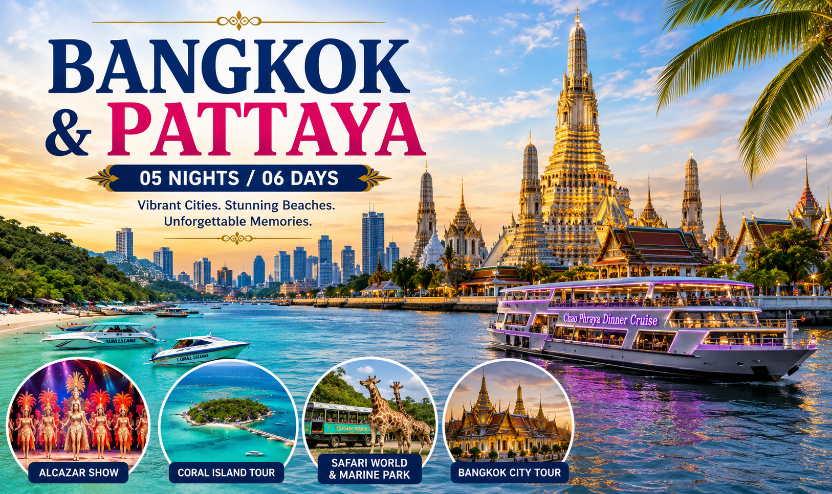 Bangkok & Pattaya Tour Package